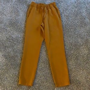 lululemon size 2 mustard yellow business pants